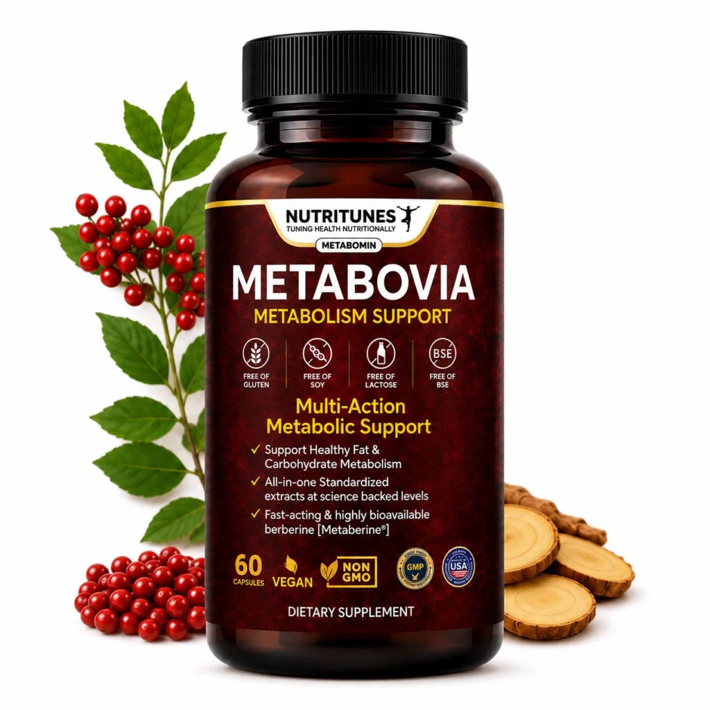 NUTRITUNES product powered by Metaberine