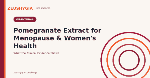 Grantria pomegranate extract for menopause blog banner