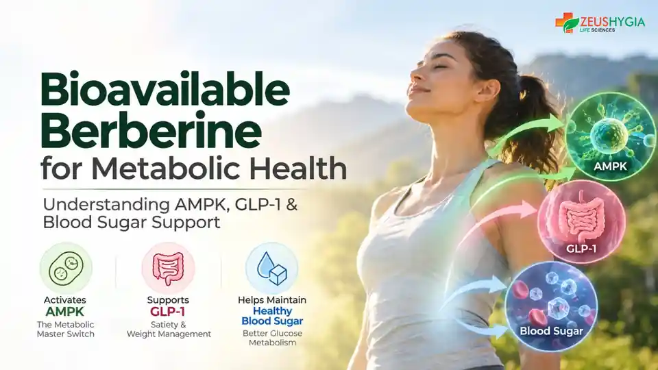 Bioavailable berberine for metabolic health: AMPK activation, GLP-1 support and healthy blood sugar